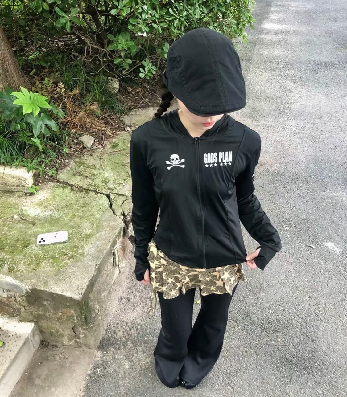 Gods plan 집업 빈티지 펑크 상품이미지1