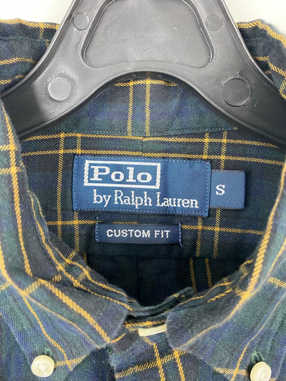 폴로 랄프로렌 그린 체크 셔츠 S 상품이미지4