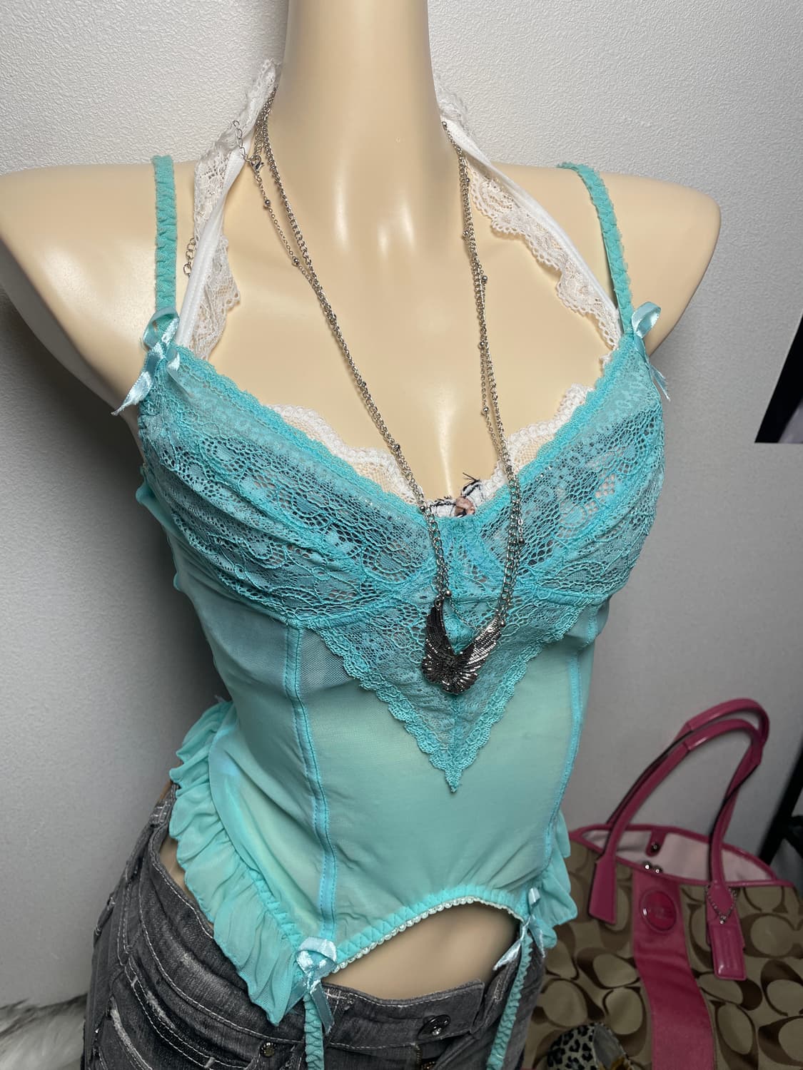 Mint 민트레이스 슬리브리스 탑 상품이미지2