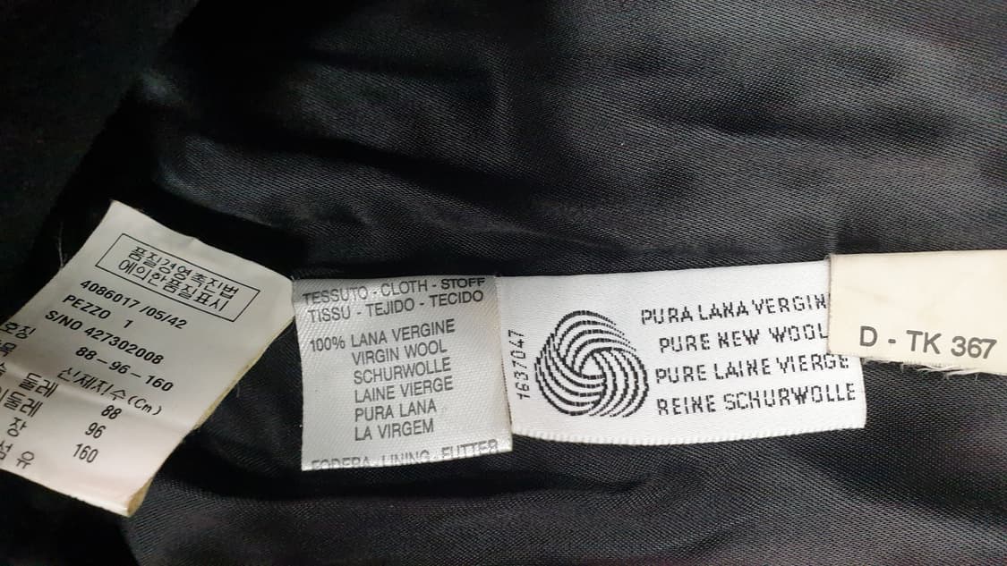 MAX&Co. 클래식 모직 코트 블랙 상품이미지10