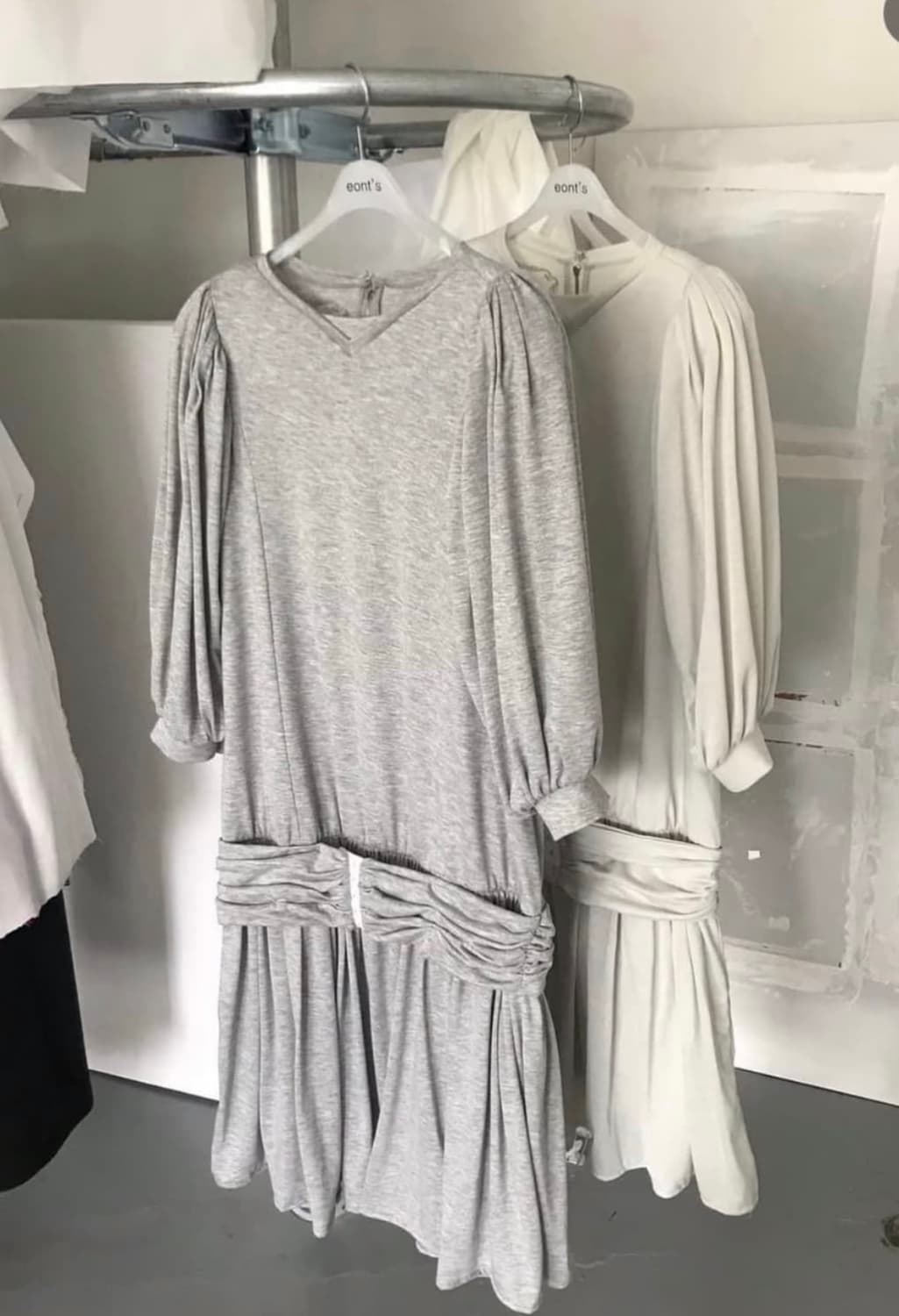 eonts 애옹쓰 아르누보 드레스_sage green 상품이미지3