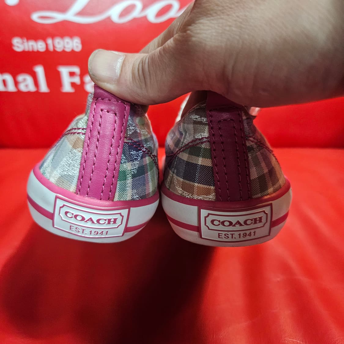 (새상품) 코치(COACH) 케이티 멀티 컬러 플래즈 컨버스 스니커즈 상품이미지4