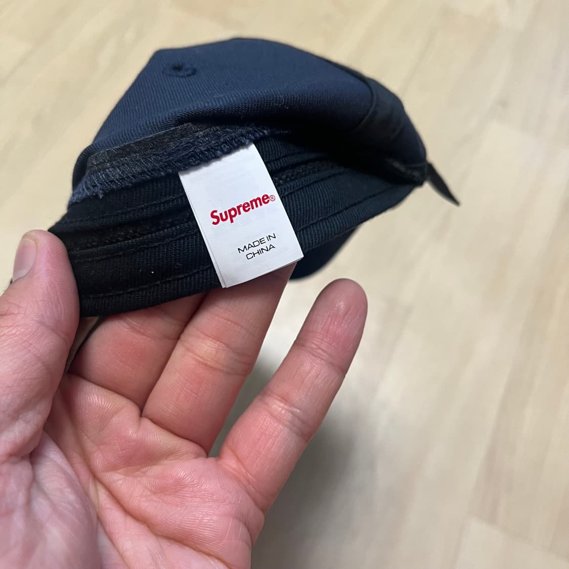 FW23 슈프림 스냅 포켓 캠프캡 네이비 상품이미지3