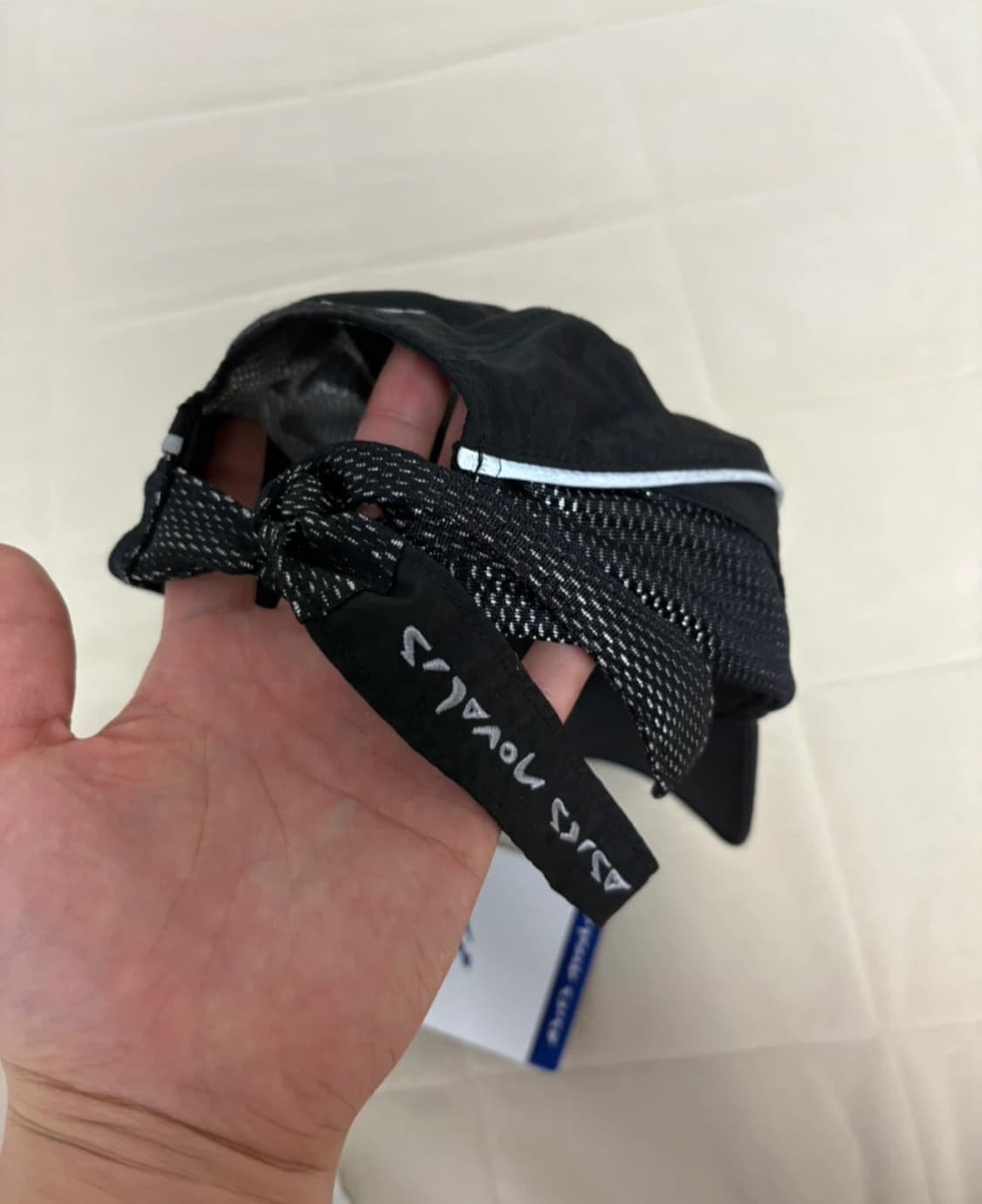 아식스 키코 노발리스 캡 모자 블랙 상품이미지4