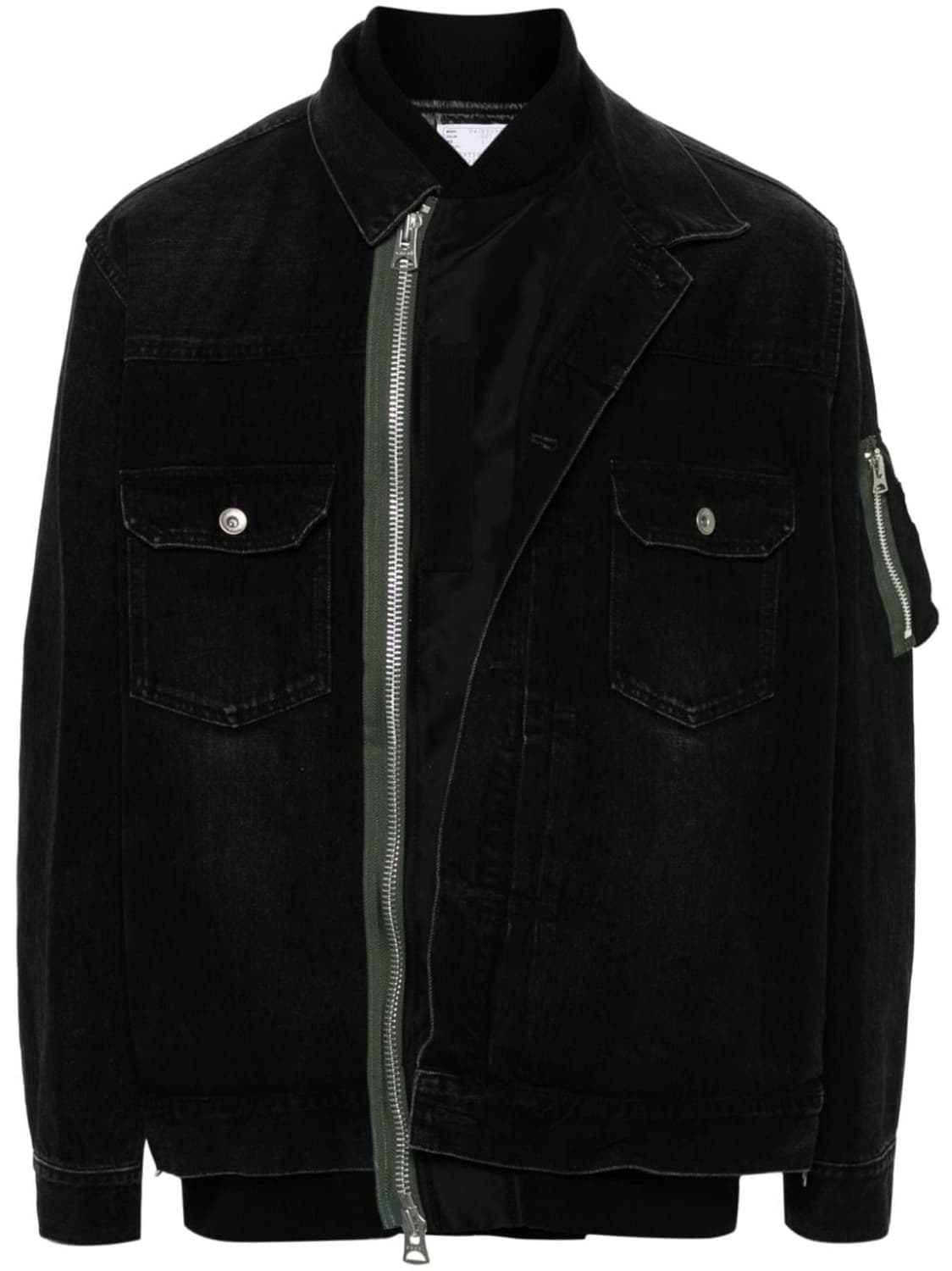 사카이 레이어드 봄버 자켓 Size1 상품이미지1