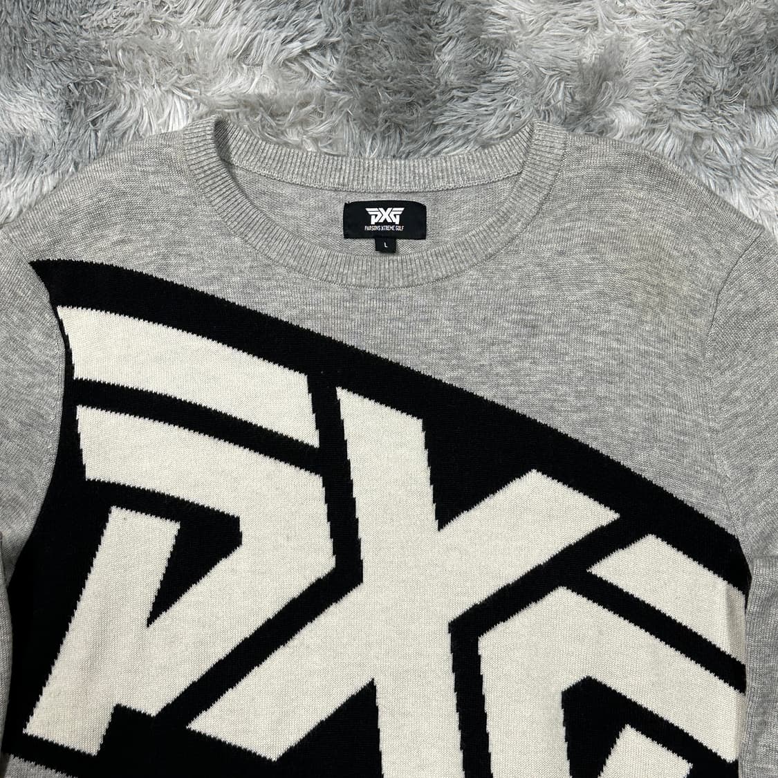 PXG 골프 빅로고 니트 L 상품이미지2