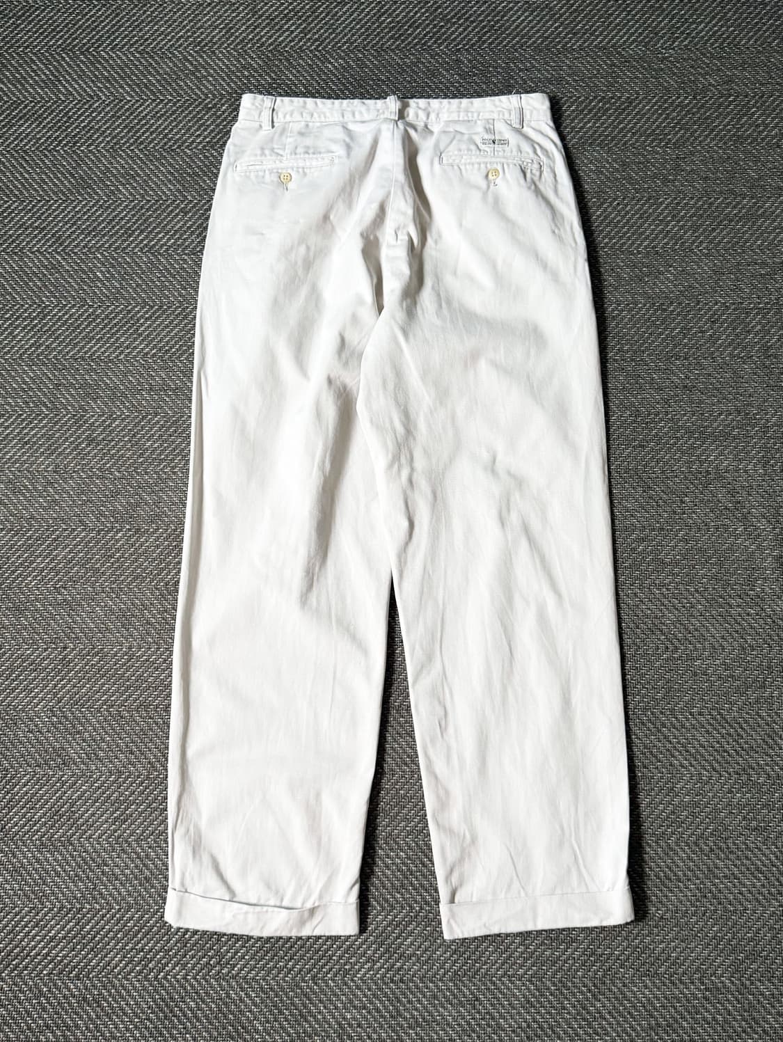 (33) 90s 폴로 랄프로렌 HAMMOND 더블 플리츠 치노 팬츠 상품이미지8