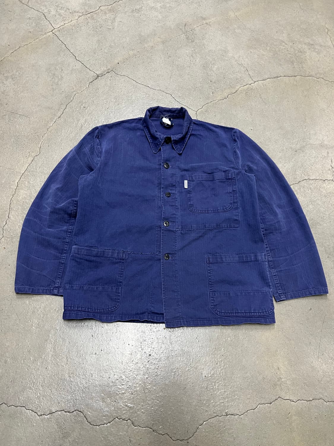 VINTAGE WASHING HBT 헤링본트윌코튼 프렌치워크자켓 상품이미지1