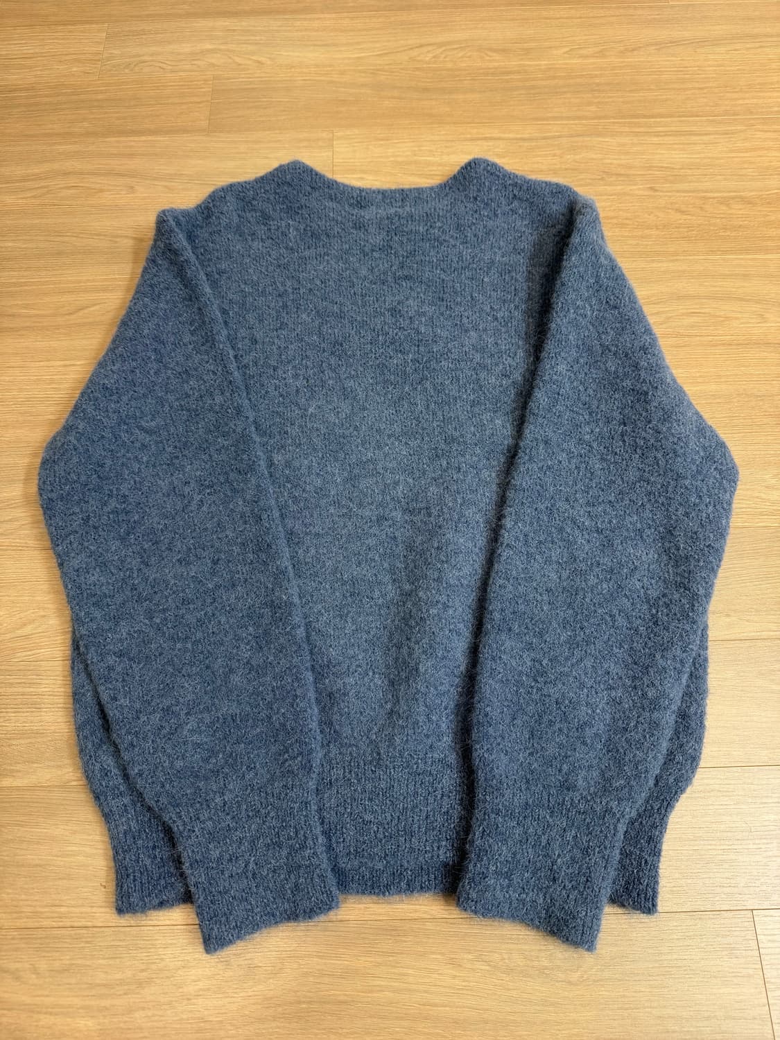 헤리티지 플로스 알파카 니트 블루 상품이미지4