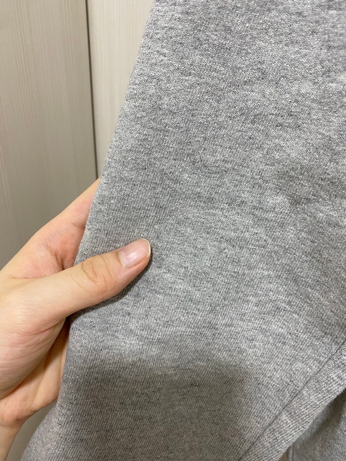 프레임(FRAME) 그레이 리본 맨투맨 S 상품이미지3