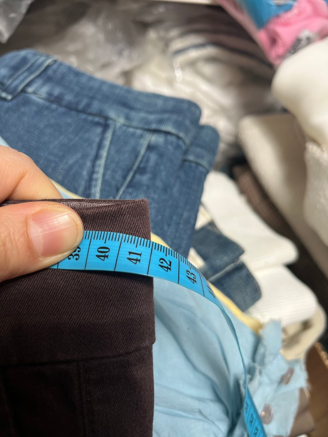 쥬시꾸뛰르 브라운 반바지/5부 면바지 26 상품이미지4