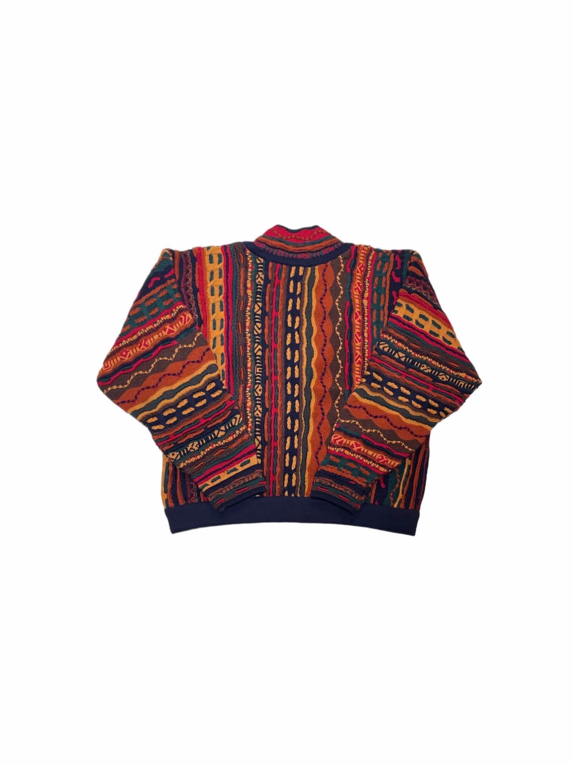 쿠지 브이넥 케이블 니트 상품이미지5