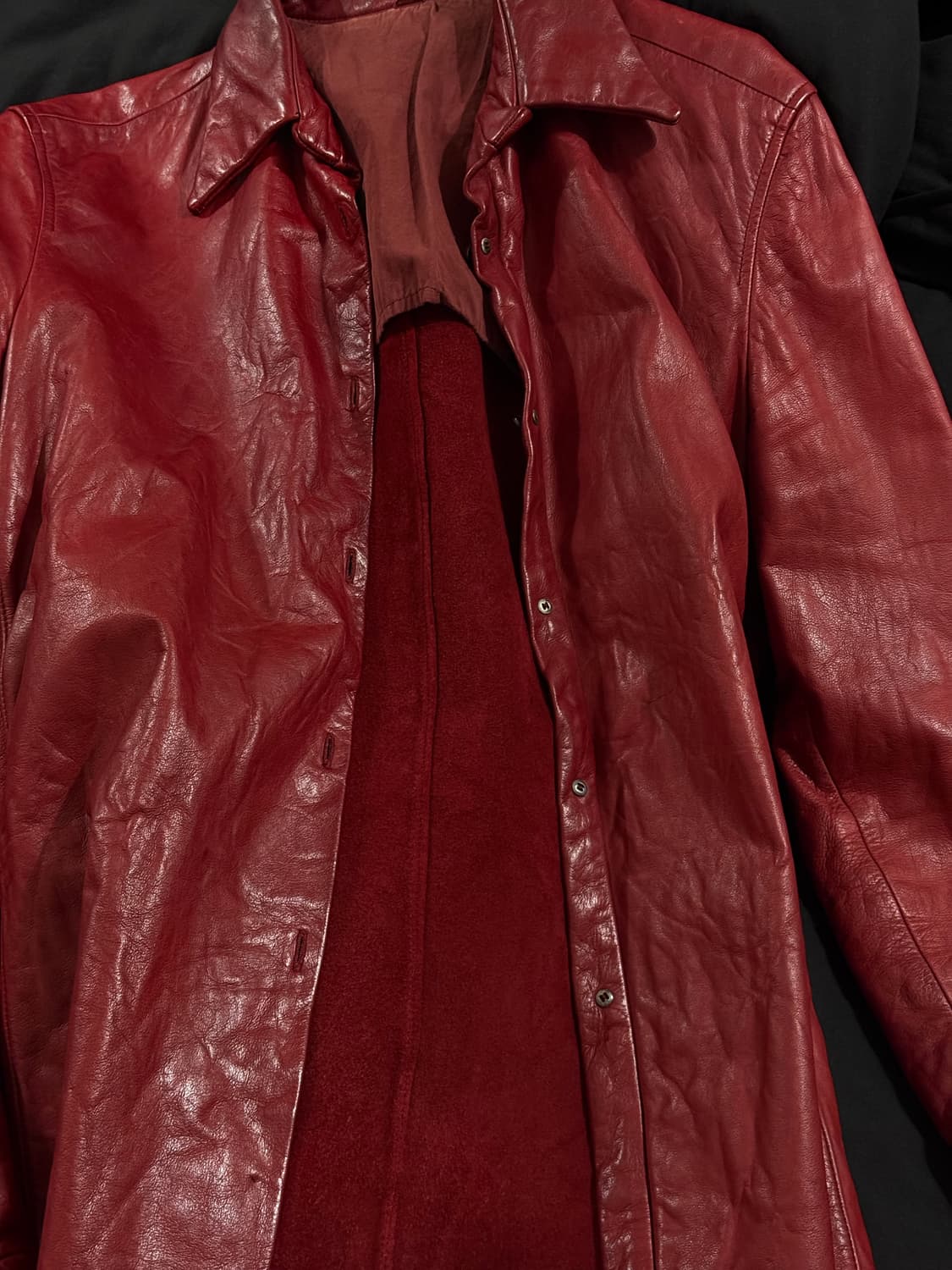 Carpe Diem Leather Shirt 상품이미지1