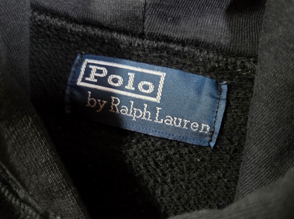 폴로 랄프로렌 빅포니 넘버3 검빨 레드 블랙 후드티 상품이미지4