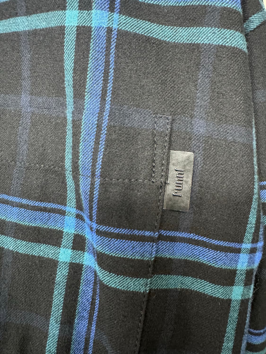 준지 / 22FW 블루 원포켓 루미핏 셔츠 / 48 상품이미지5