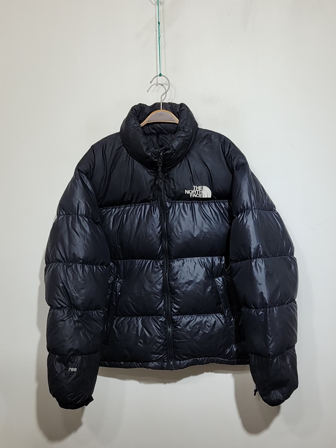 (XL) 노스페이스 거위털 눕시패딩 점퍼 블랙 700 구스다운 자켓  상품이미지1
