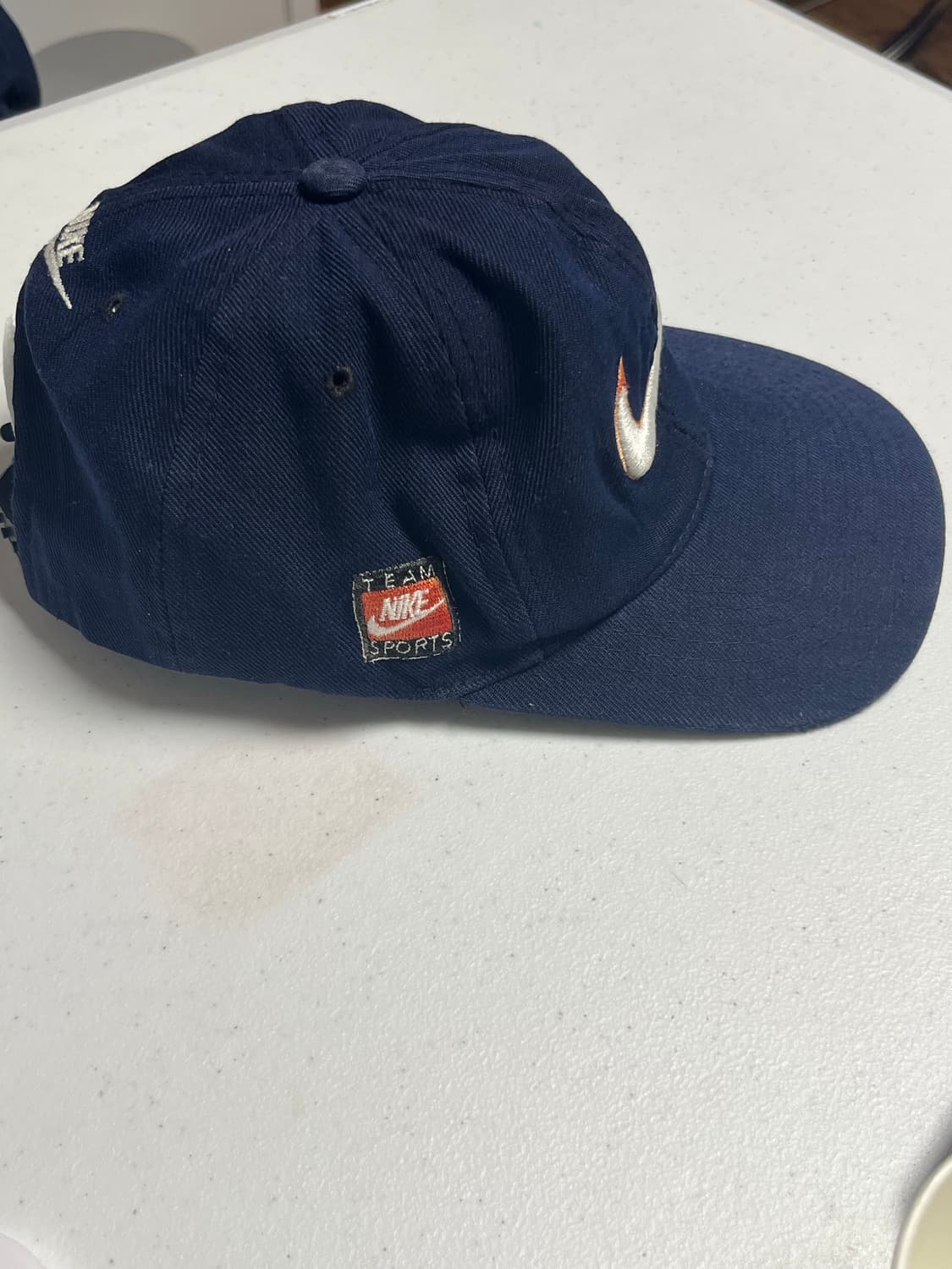90s 나이키 팀 스포츠 센터 스우시 볼캡 민희진 모자 상품이미지2