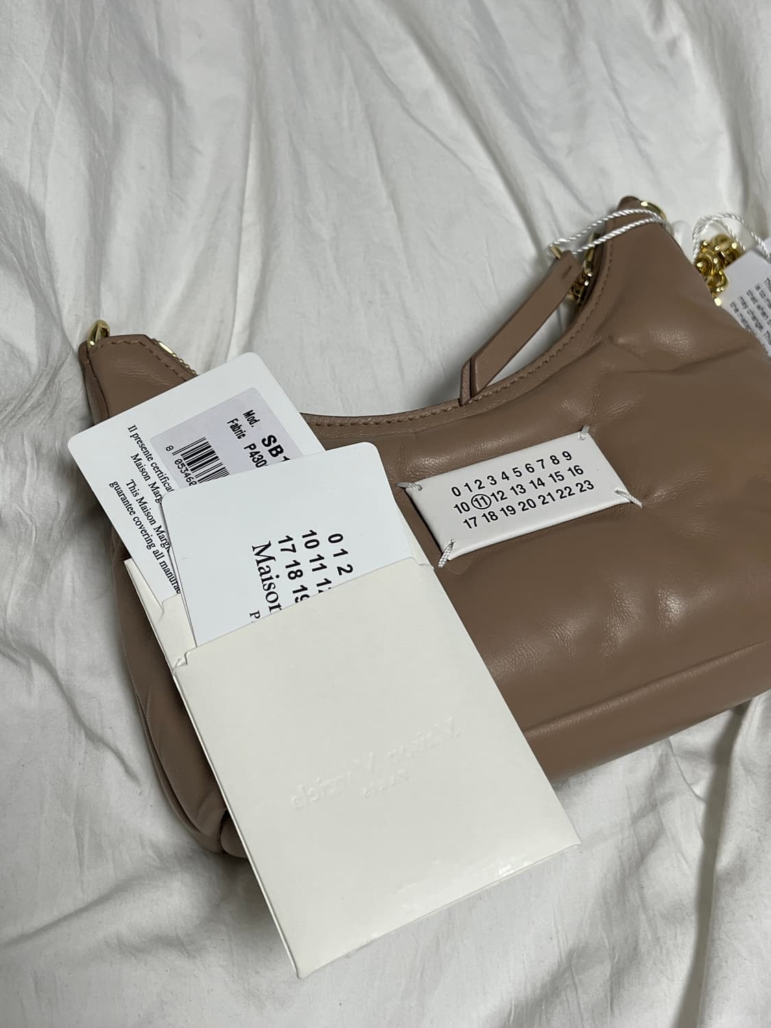 새상품) 메종 마르지엘라 글램슬램 마이크로 호보백 상품이미지4