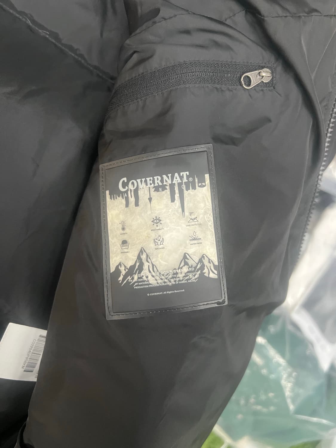 커버낫 블랙 패딩 점퍼 M사이즈 상품이미지2