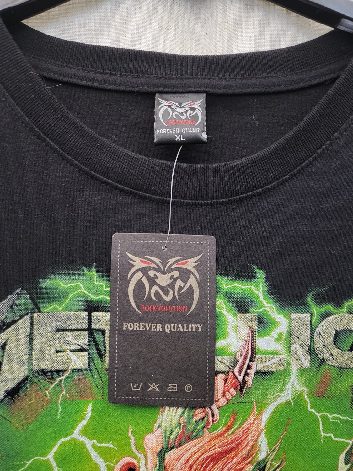 락볼루션 메탈리카 프린팅 반팔 티셔츠 상품이미지4