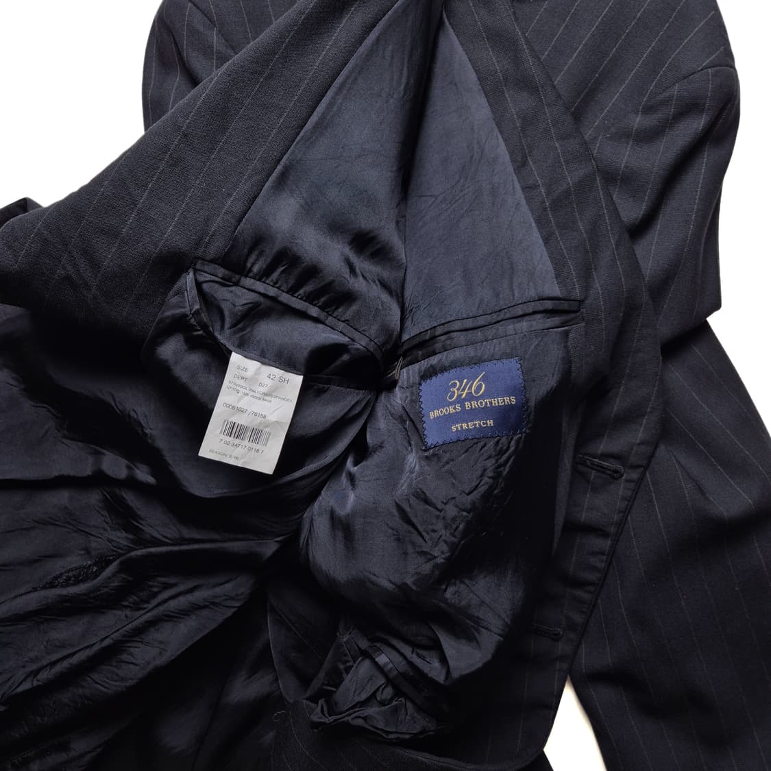 [42/33] 브룩스브라더스 핀스트라이프 수트셋업 정장 상품이미지6