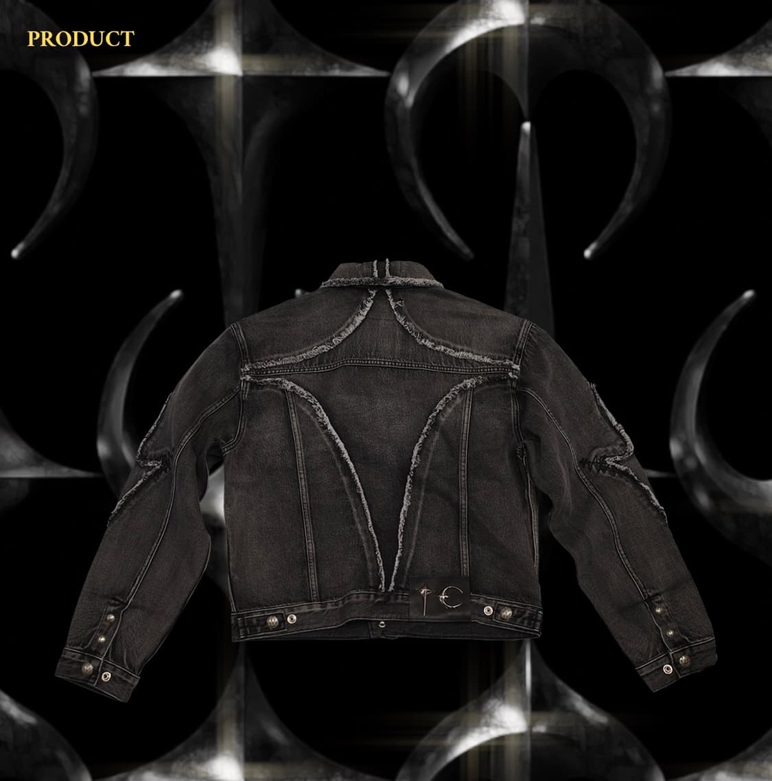 Thug Club 트라이벌 자켓 블랙 상품이미지2