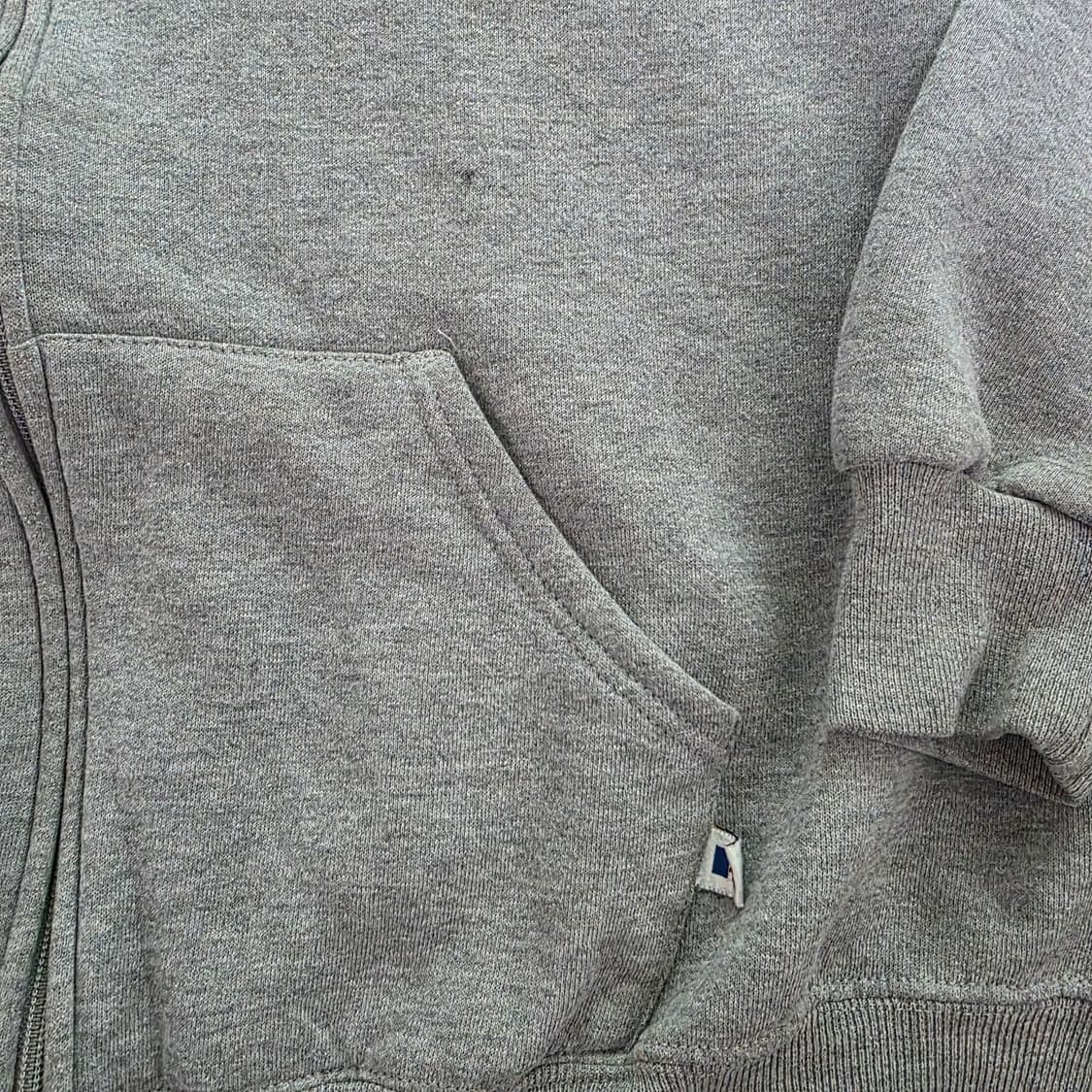 [XL] 90s 러셀 애슬레틱 후드집업 헤더 그레이 like XXL 상품이미지3