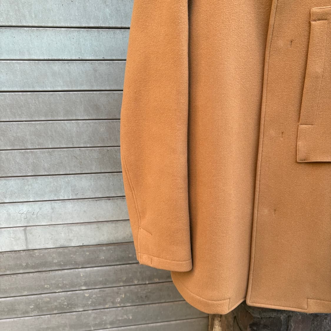 19aw 웰더 베이지 박시 카코트 상품이미지3