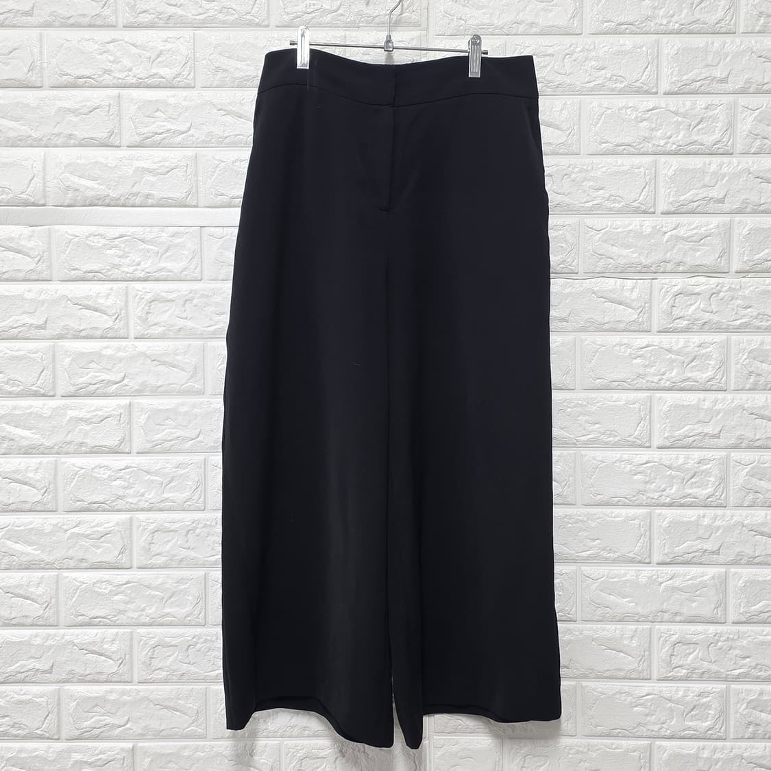 택포_ 베네통 여성 와이드 팬츠 블랙 29인치 상품이미지1