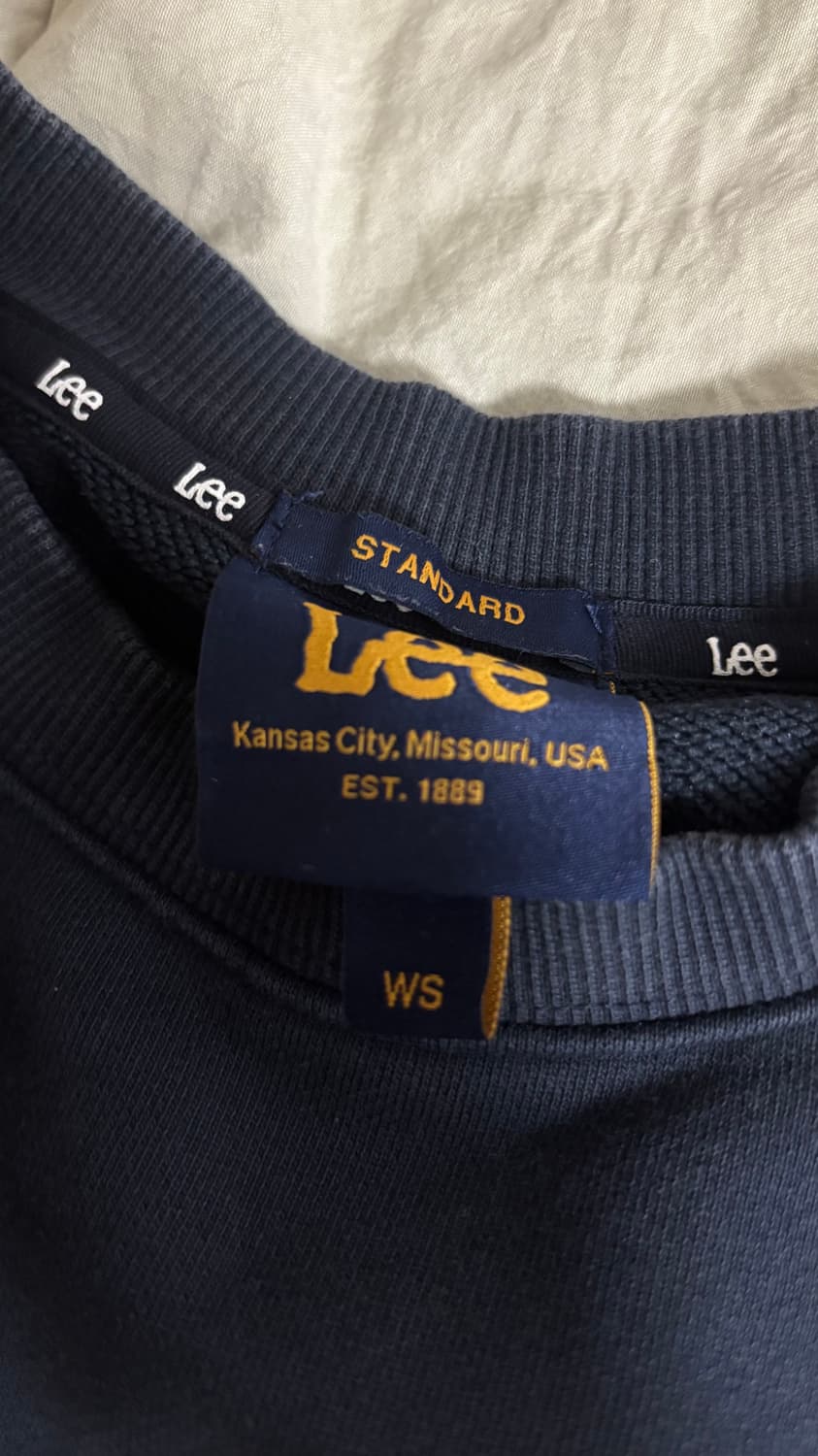 [ws] LEE 리 세미크롭 맨투맨 상품이미지2