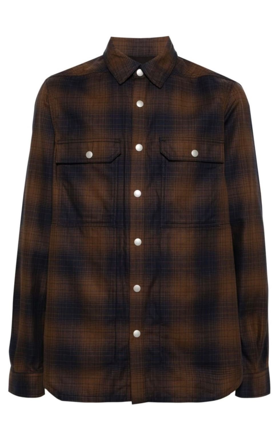 릭오웬스 재패니즈 체크코튼 오버셔츠 xs 상품이미지1