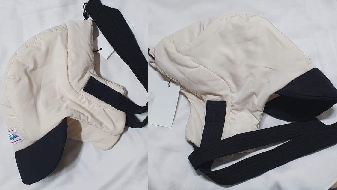 라이트베이지 올인컴플리트 판다 패딩 바라크라바 모자  상품이미지8