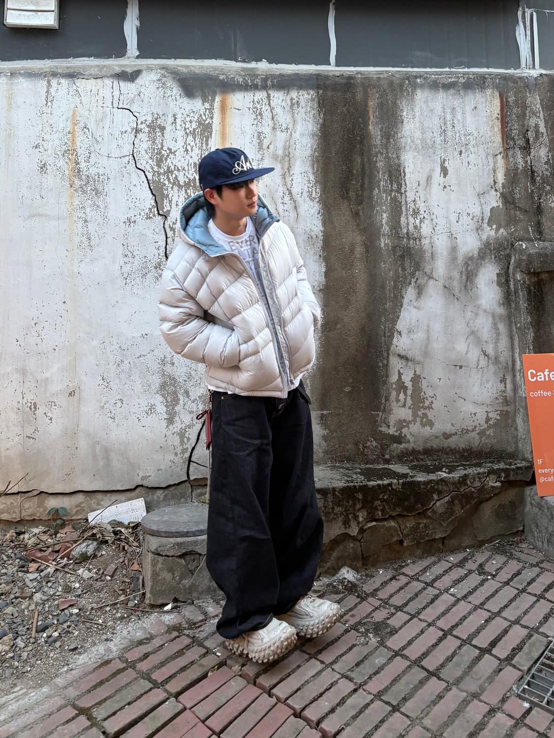 베루툼 Art 자수 볼캡 (네이비) 상품이미지3