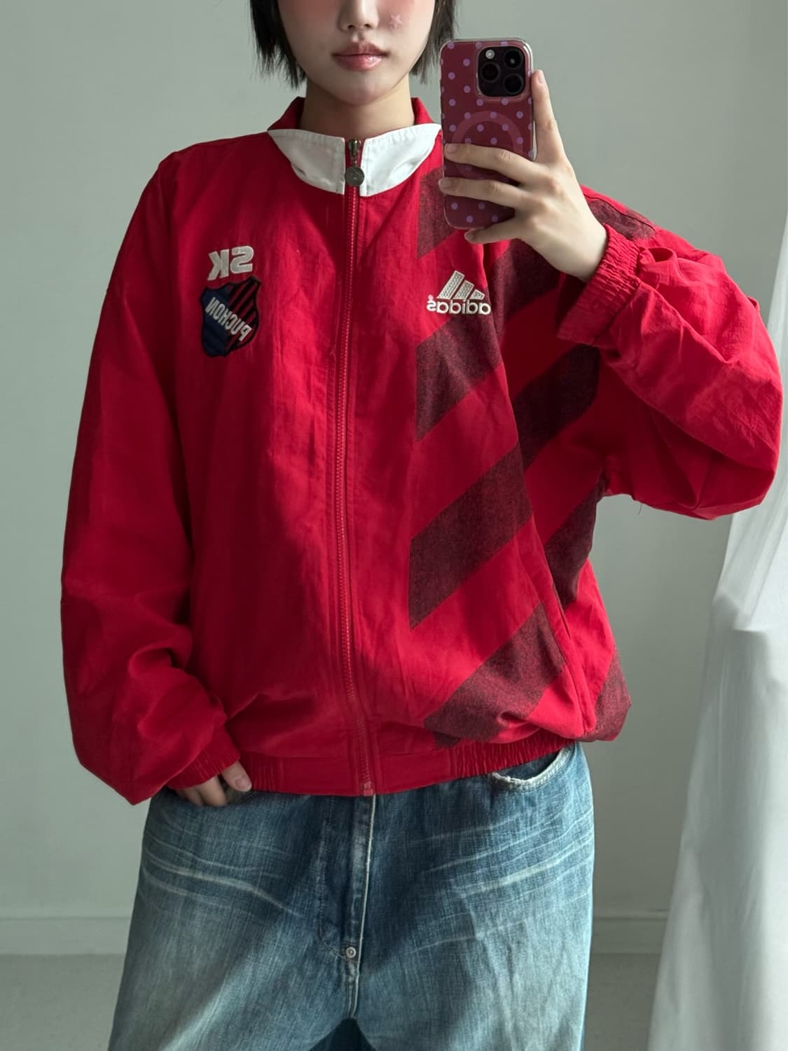 00's 아디다스 SK 부천 바람막이 상품이미지1