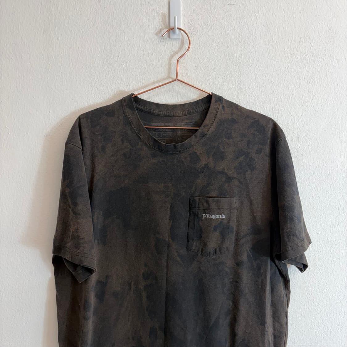 파타고니아 포켓 반팔 티셔츠 워싱 블랙(L) 상품이미지4