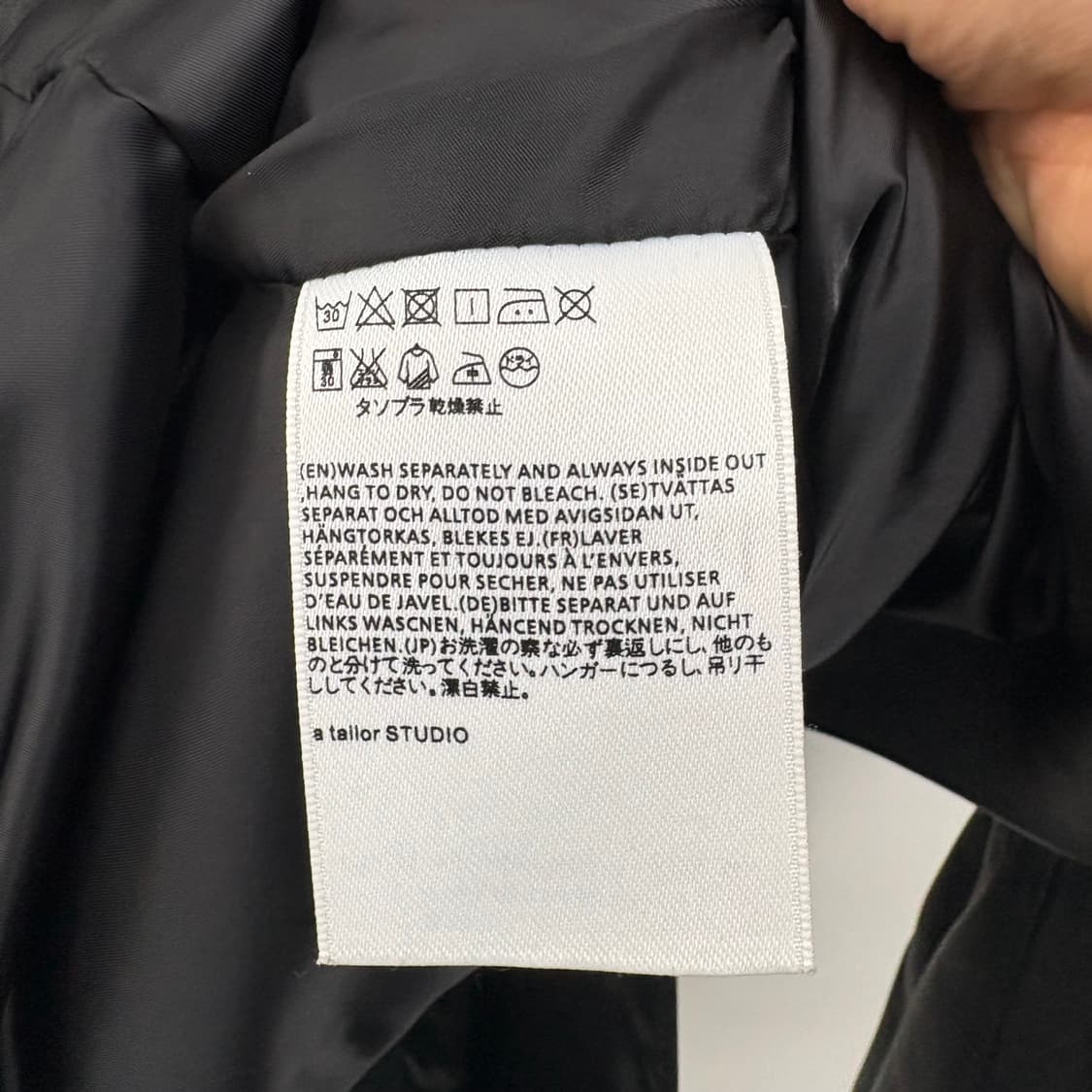 빈티지 양가죽 블랙 레더 자켓 여/M 상품이미지7