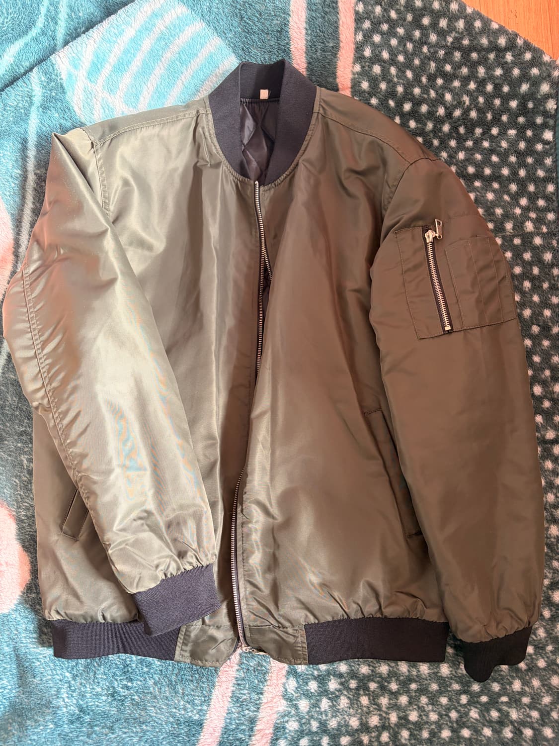 빈티지 Ma-1 그린 상품이미지1