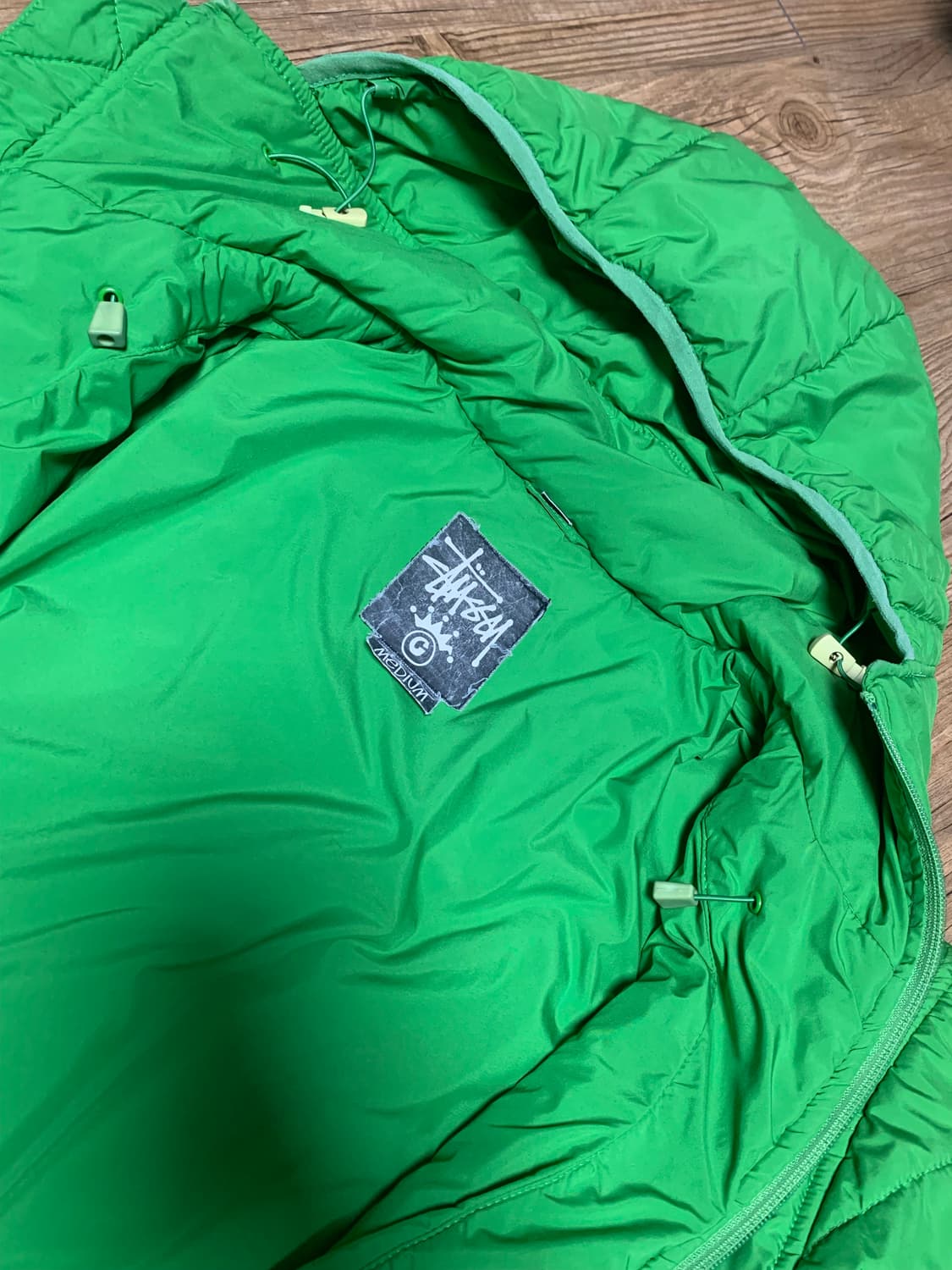 진또 빈티지 스투시 패딩 (공용) 상품이미지8