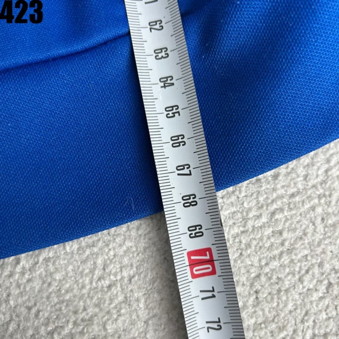 아디다스 파랑색 삼선 트랙탑 XL 져지 집업 자켓 상품이미지5