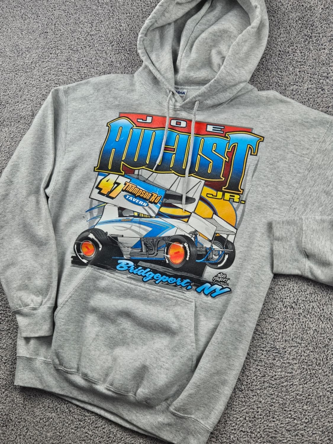 GILDAN 레이싱 프린팅 스웻 후드 티셔츠 ( L ) / 10683 상품이미지6