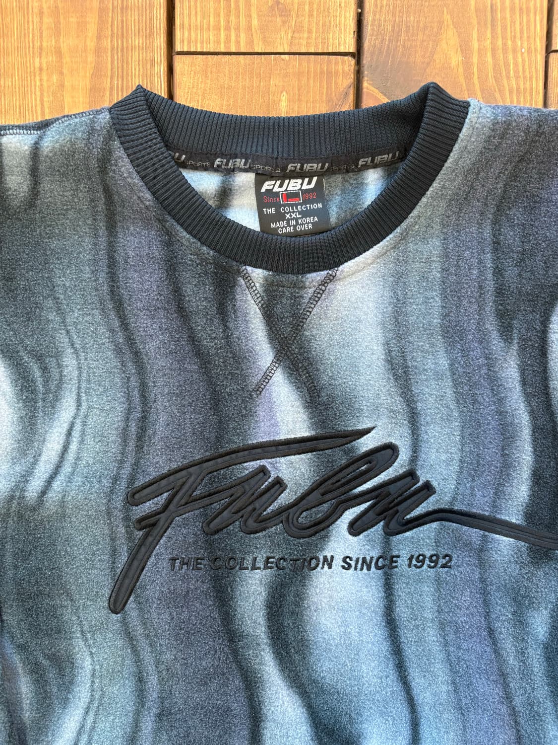 푸부 패턴 후리스 맨투맨 상품이미지7