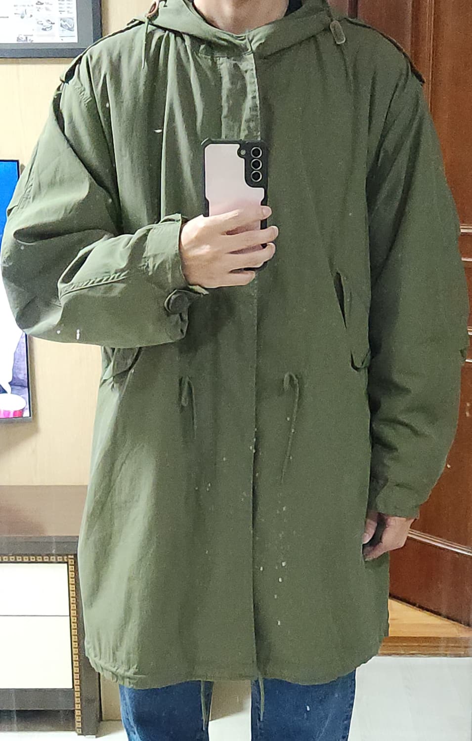 (착샷) 밀텍 miltec m51 피쉬테일 야상 개파카  상품이미지7