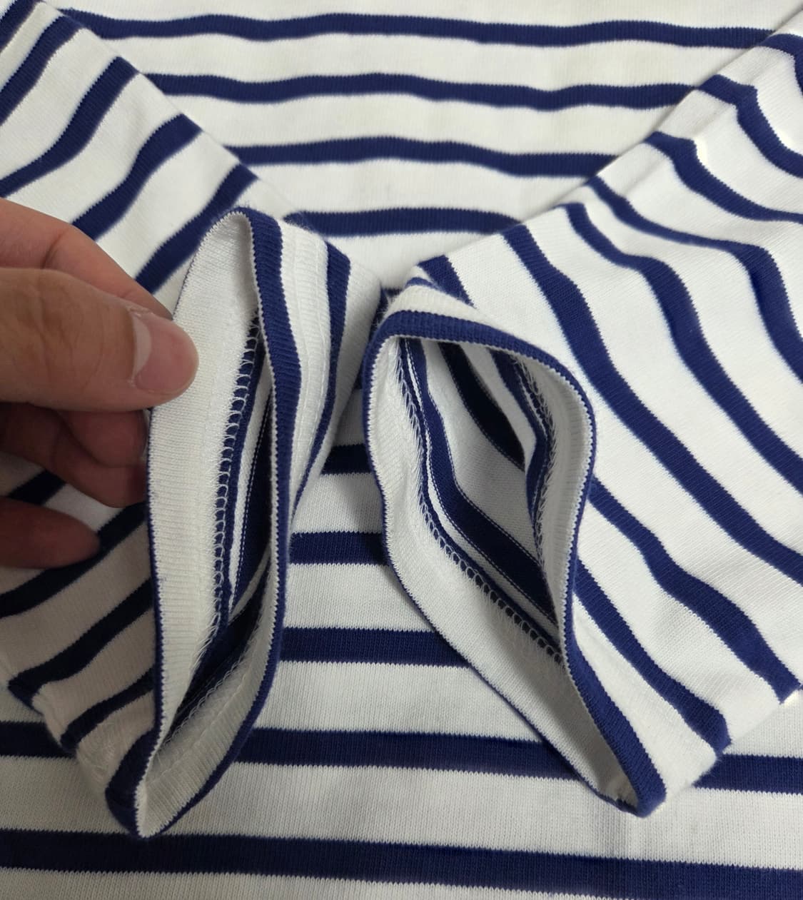 마리떼 프랑소와 저버  패치 스트라이프 티셔츠M 상품이미지6