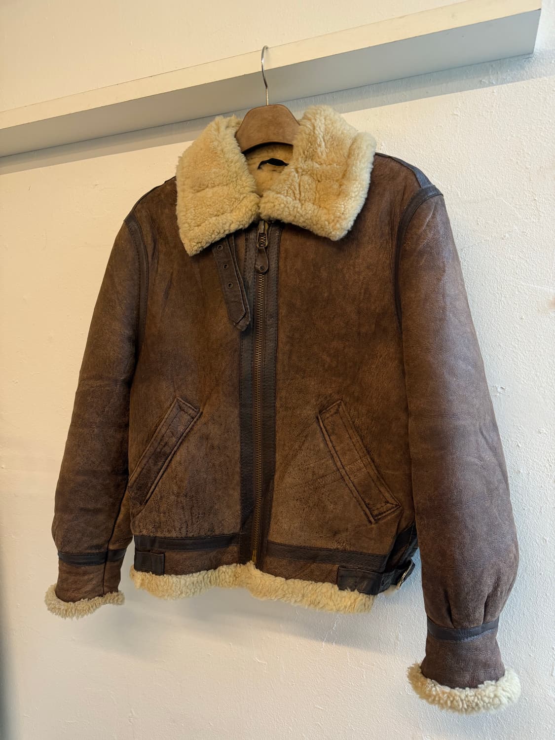 쇼트 B-3 무스탕 상품이미지2