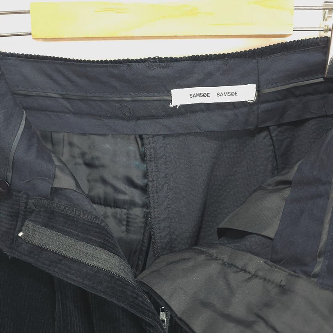 삼소에 SAMSOE SAMSOE 코듀로이 팬츠 블랙 L 상품이미지7