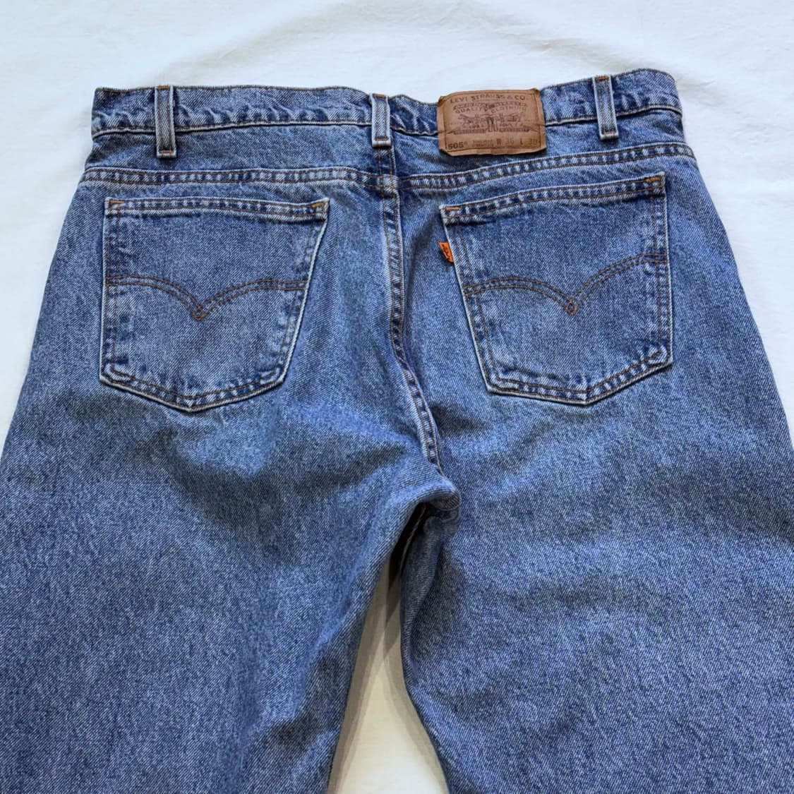 90s 리바이스 505 데님팬츠 W36 L30 상품이미지9