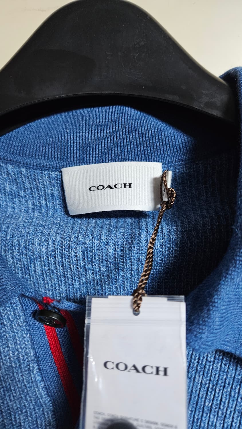 코치 니트 카라티셔츠 정품 신품 상품이미지2