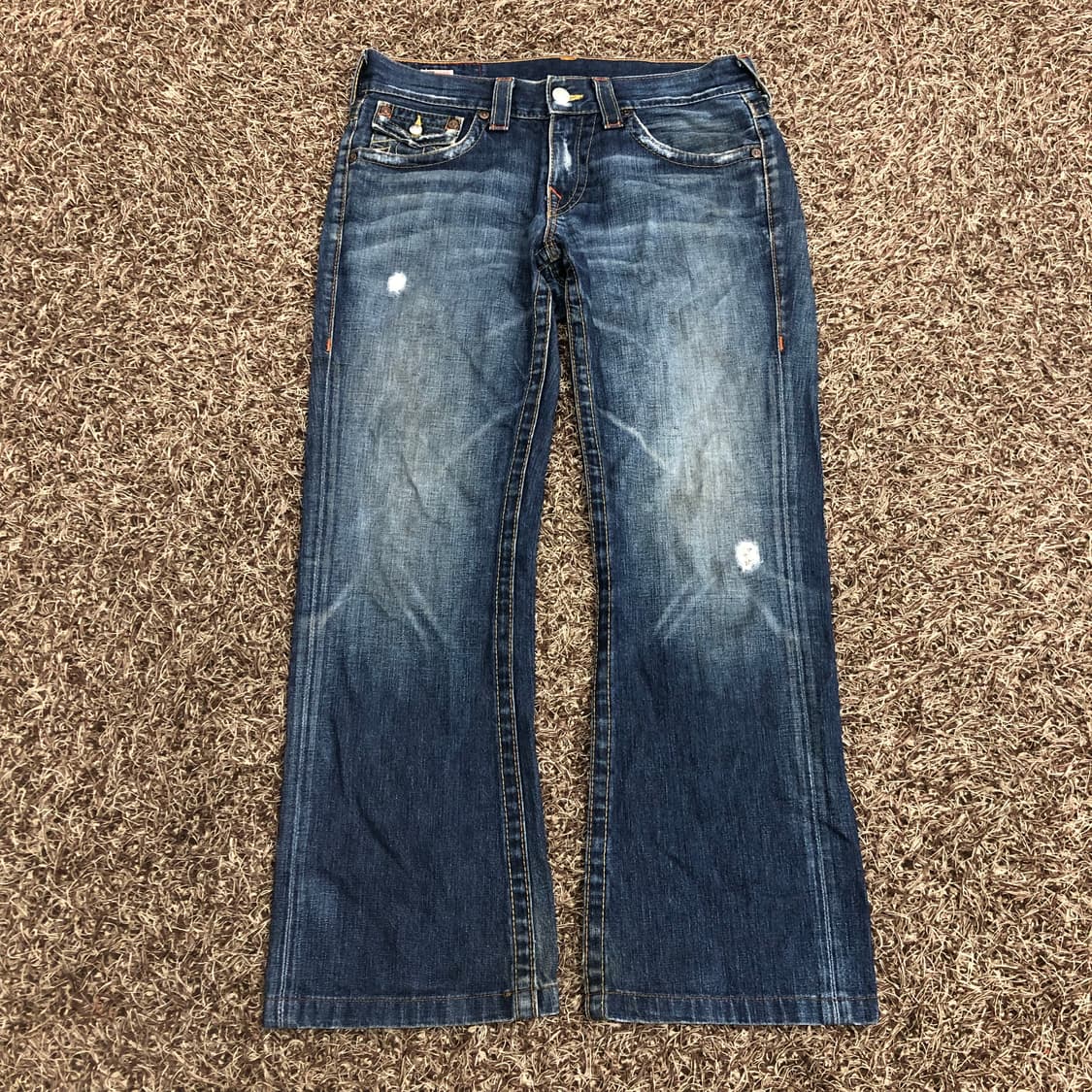 트루릴리전 BILLY 빌리 워싱 디스 데님 팬츠 상품이미지2