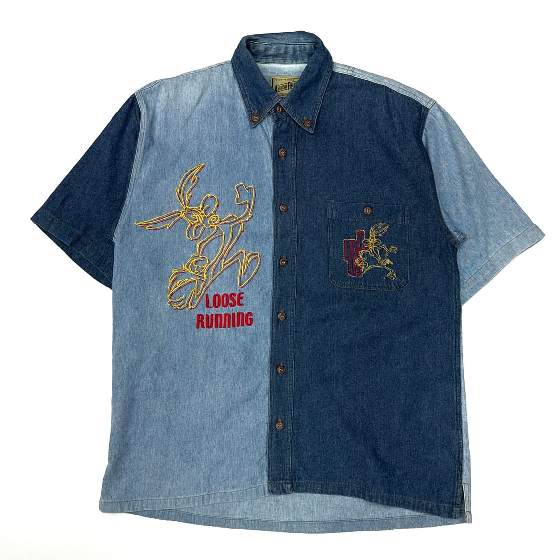 90’s vintage cartoon Denim shirts 상품이미지1