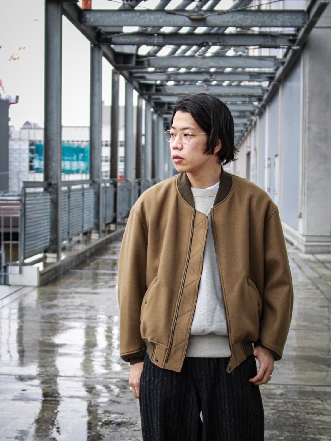 [38] 22AW 캡틴선샤인 플라이트 자켓 브라운 새제품 팝니다 상품이미지5